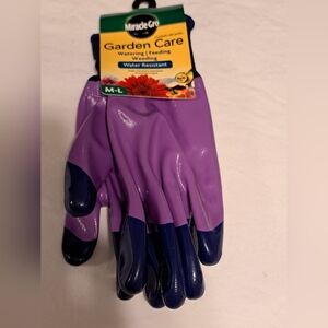 Women's Gardening Gloves Size Medium Large Purple West Chester Miracle Grow Blue